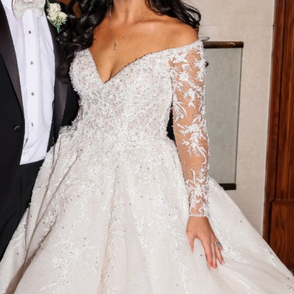 Madeline Gardner ; by Mori Lee style 1028 Wedding Gown
